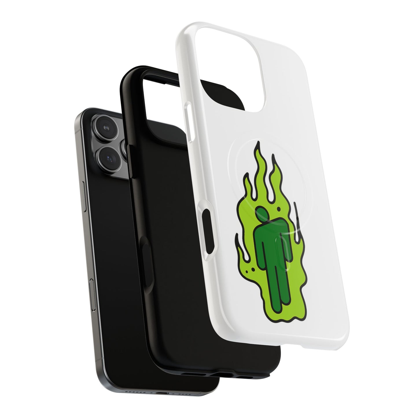 Green Flame Icon Tough Magnetic Case