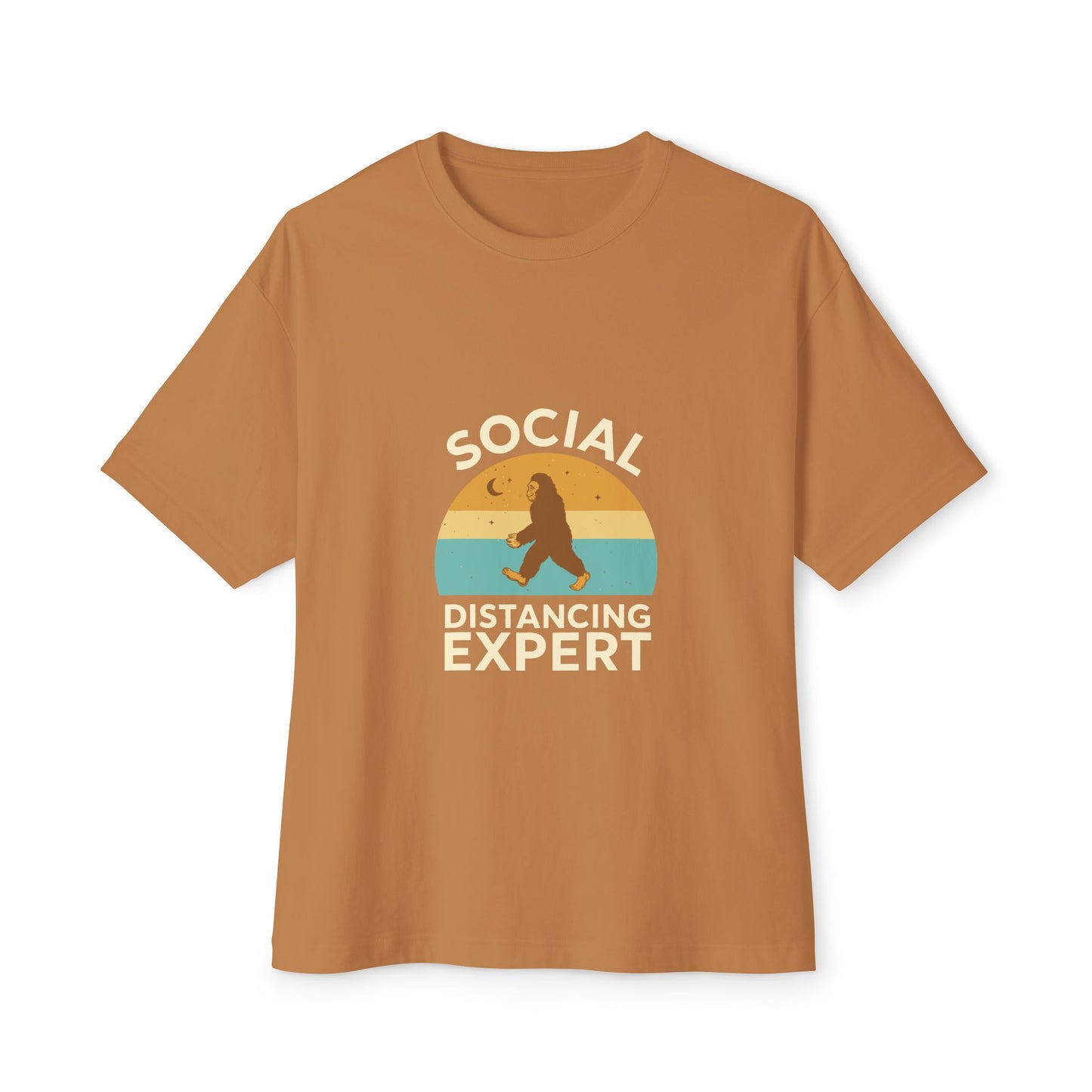 Oversized boxy Tee – Snazzy Social Distance Edition