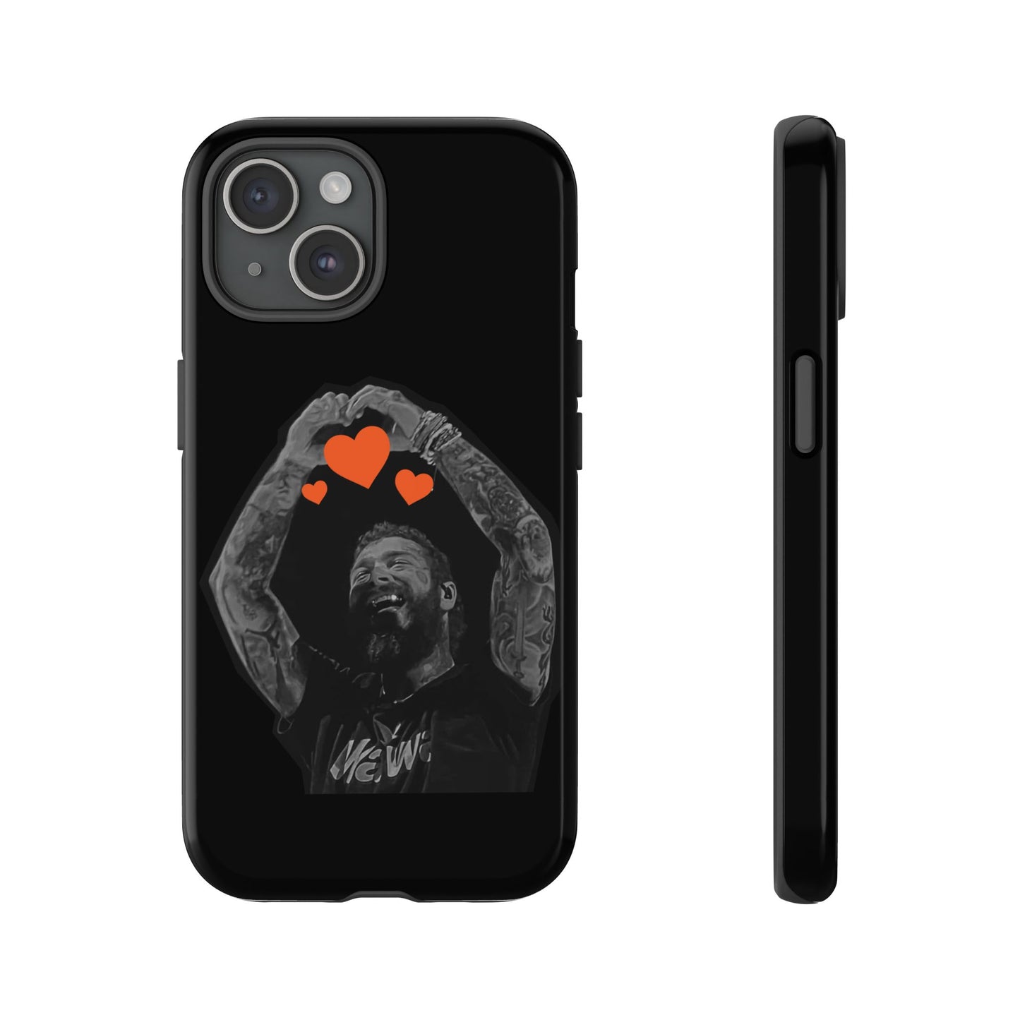 Tough iPhone Case (12–16 Pro Max) – Post Malone Heartfelt Wishes