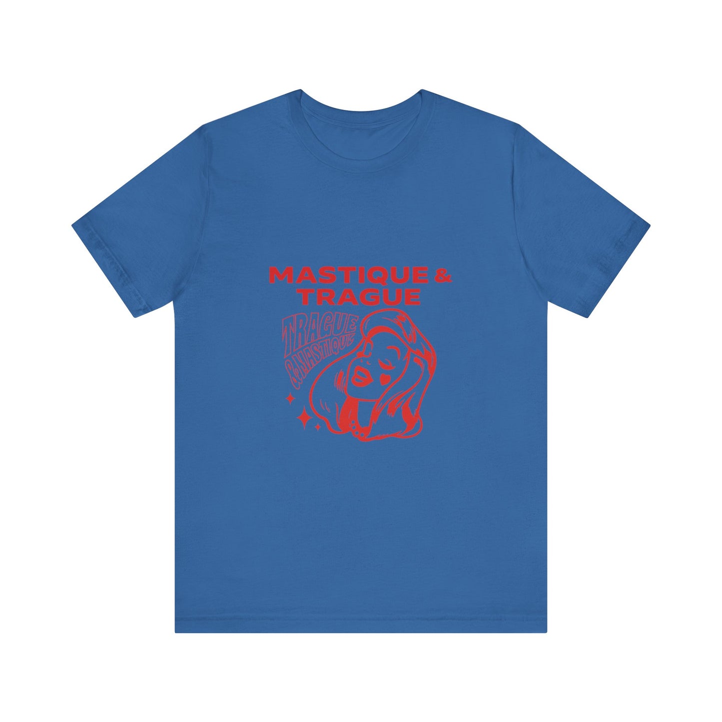Fierce Femme in Red Unisex jersey short sleeve tee