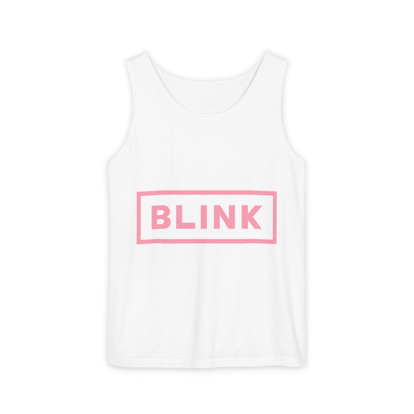 Minimal BLINK Logo – Dyed Tank Top