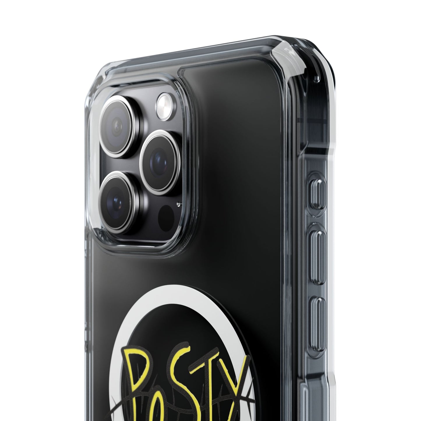 Abstract Black Barbed Wire Magnetic Impact Case