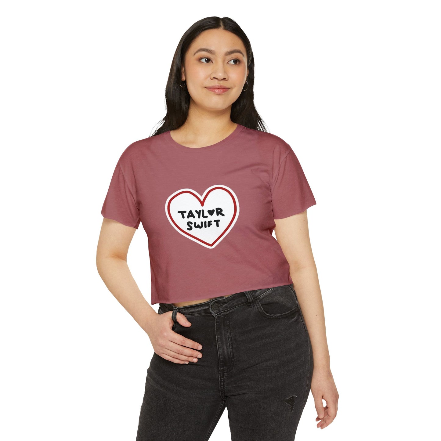 Heartbeats & Midnights Women's Festival Crop Top
