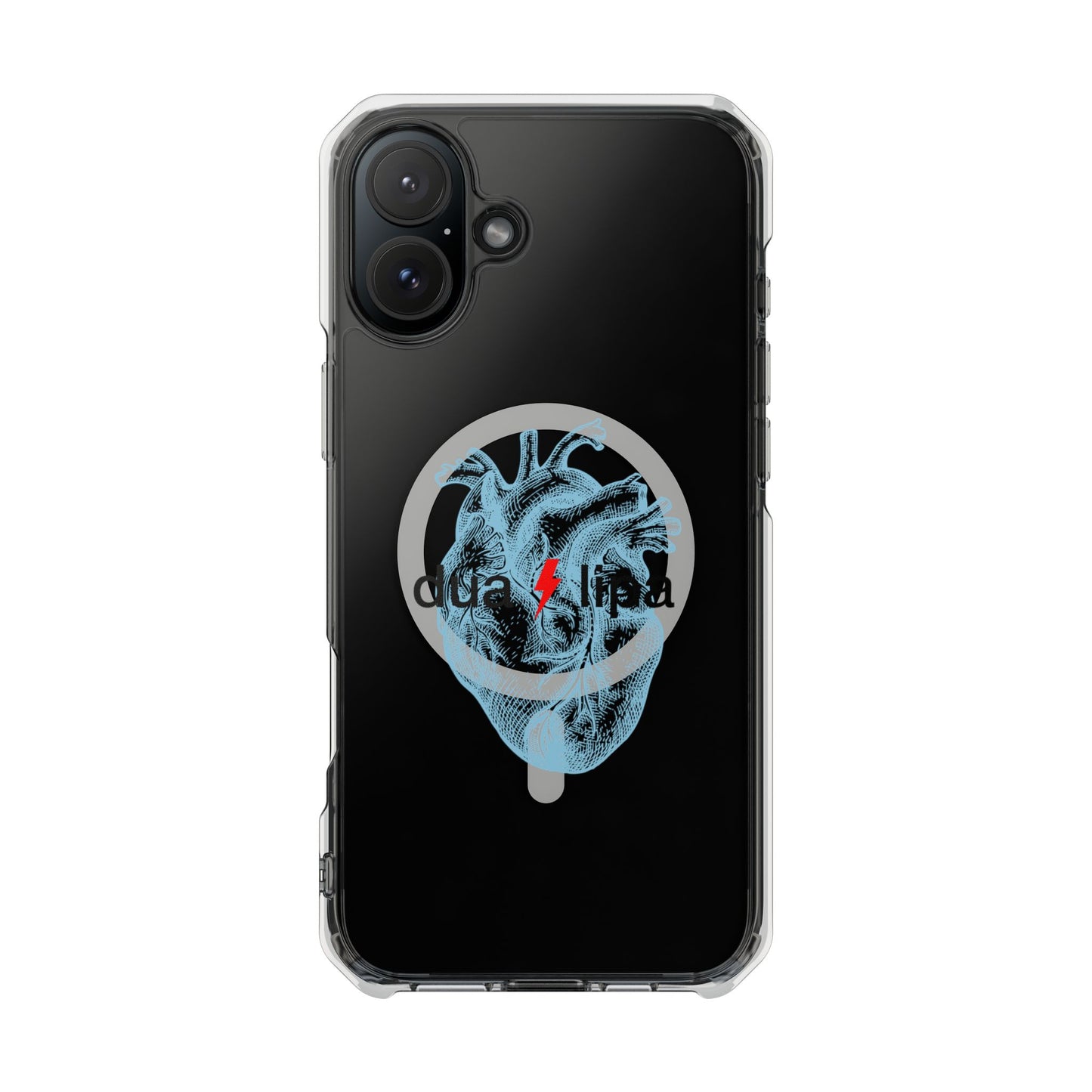 Electro Heart Illustration Magnetic Clear Impact case