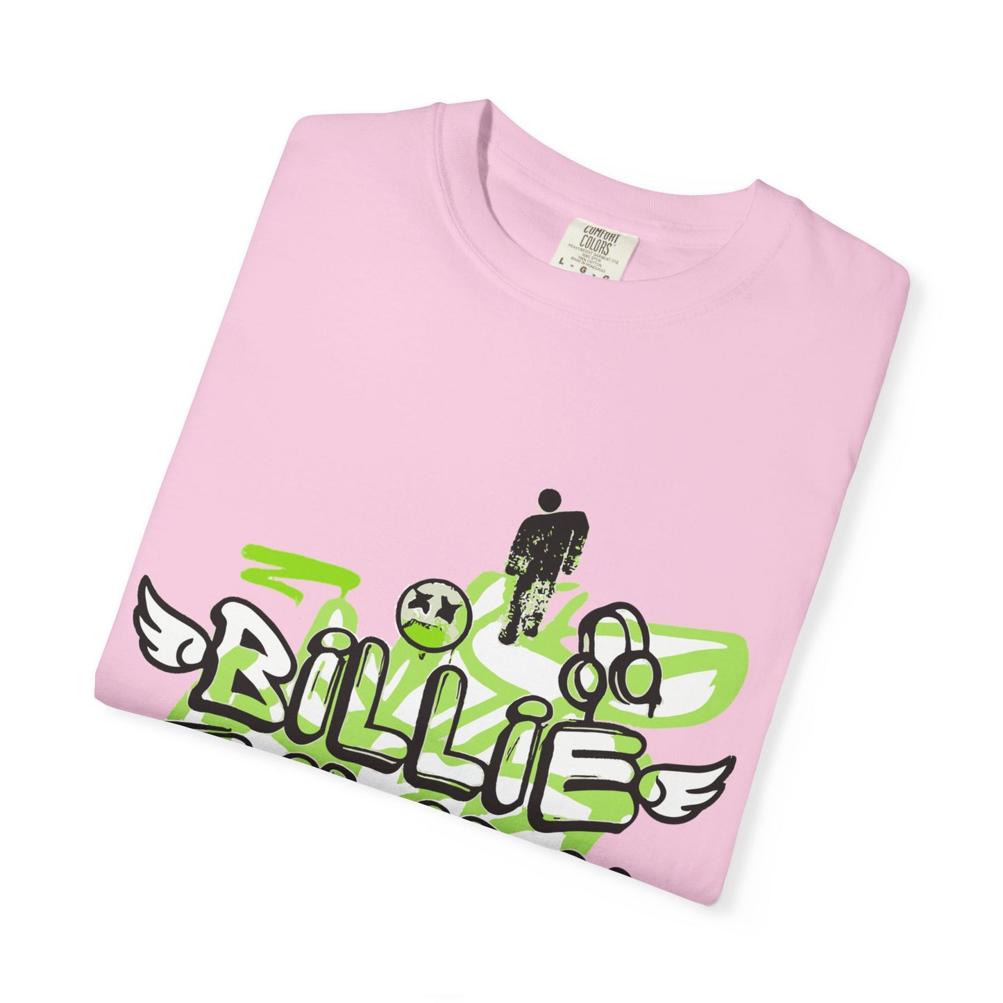Grunge Angel Graffiti Unisex Dyed T-shirt