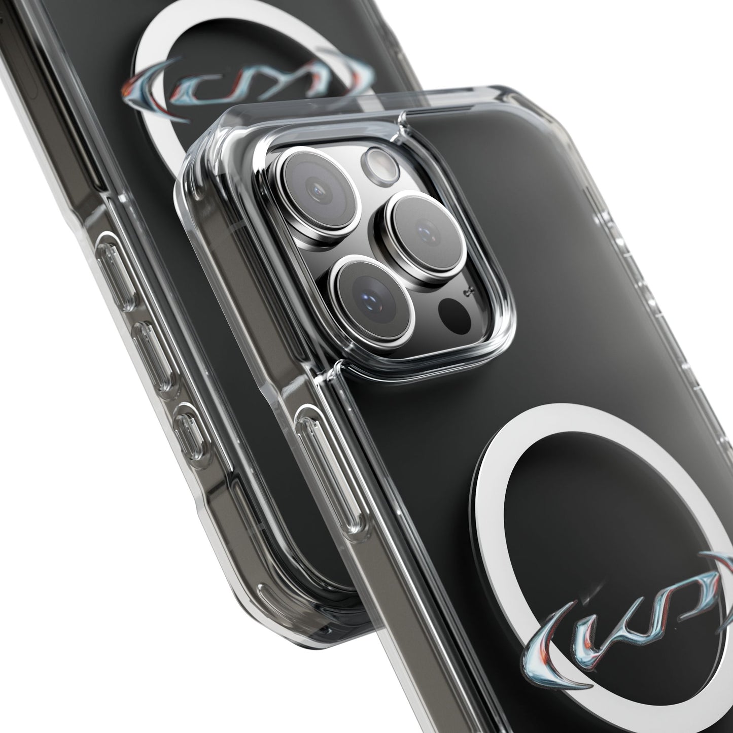 Neon‑Gradient Rua Magnetic Clear Impact cases