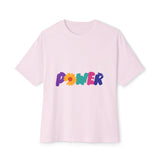 Retro Flower Power Color Pop Unisex Oversized Boxy Tee