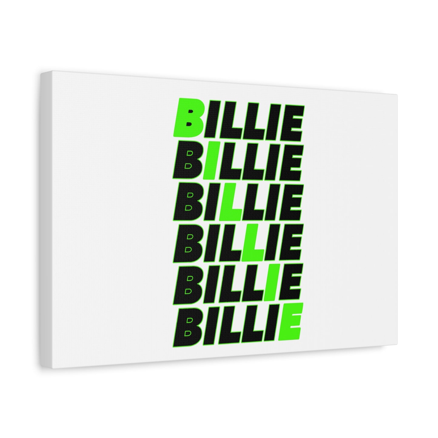 Minimal Block Statement Matte Canvas