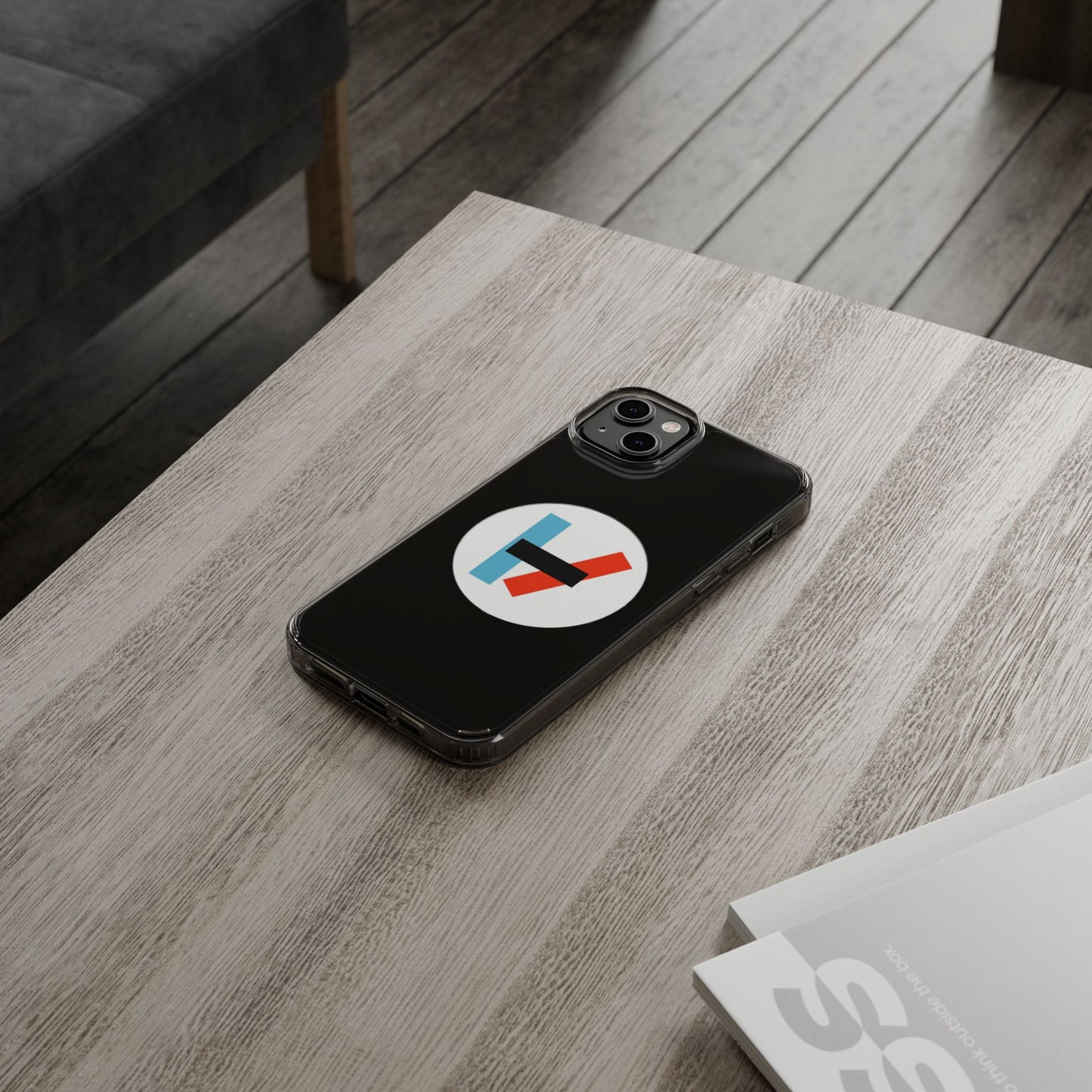 Circle Flame Clear Case