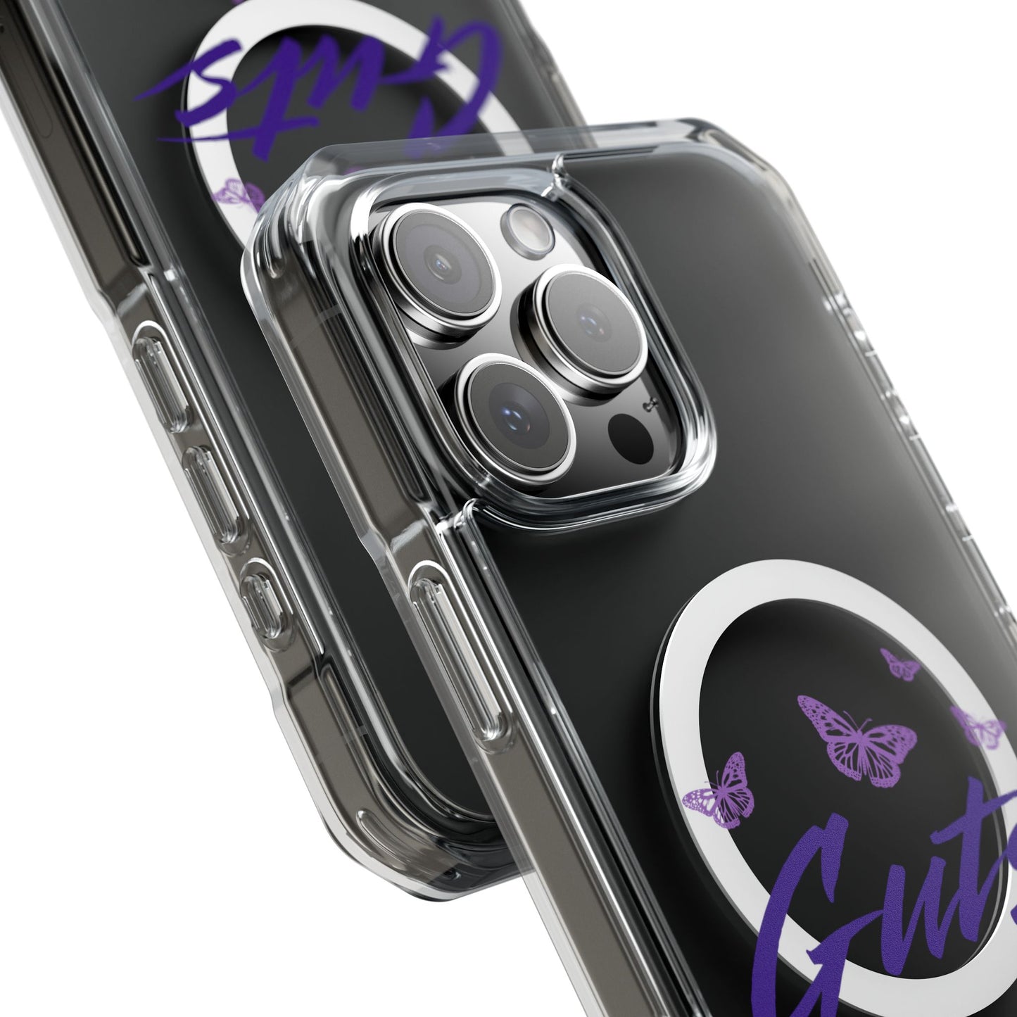 Guts & Butterflies Magnetic Clear Impact Case