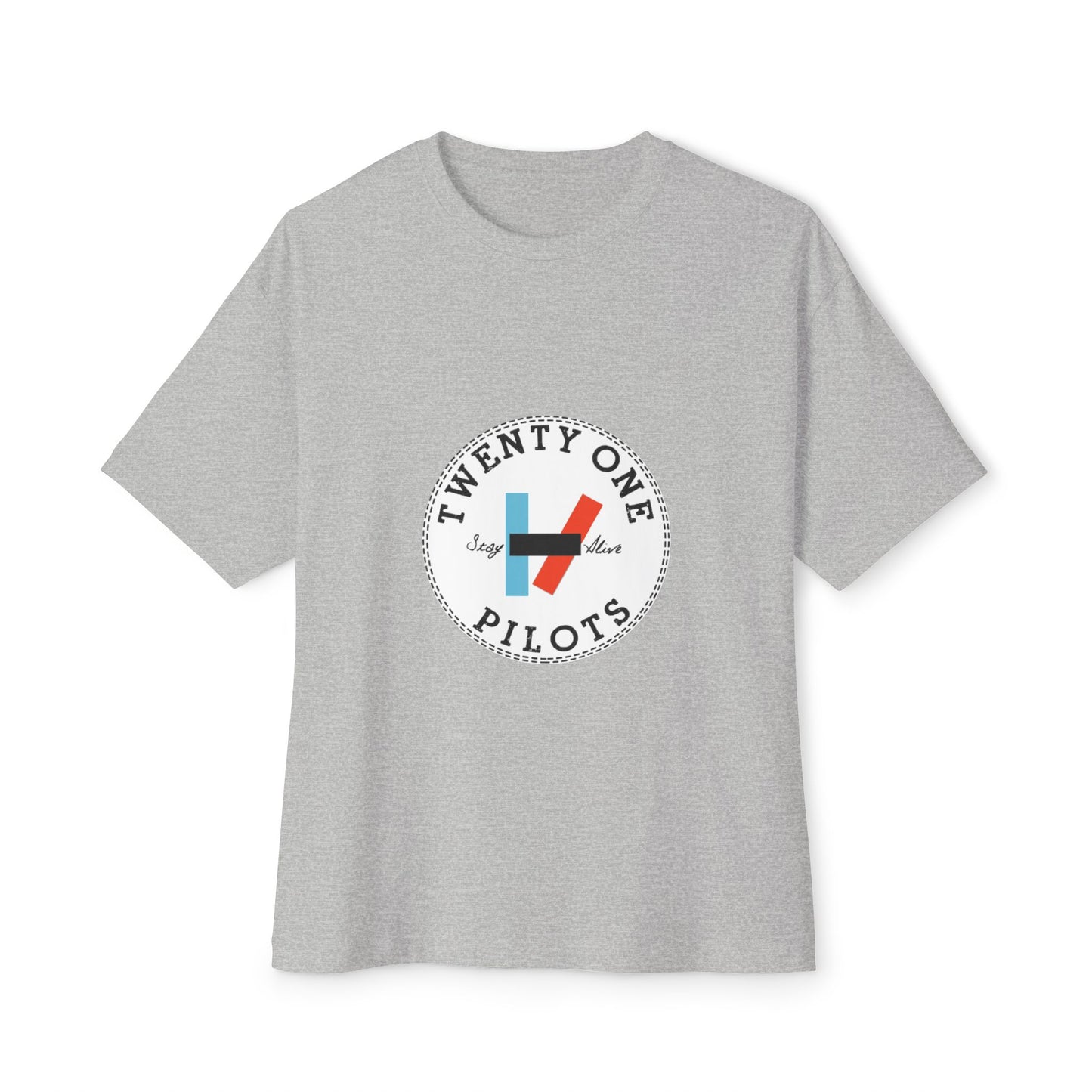 Trident Glow Unisex Oversized Boxy Tee