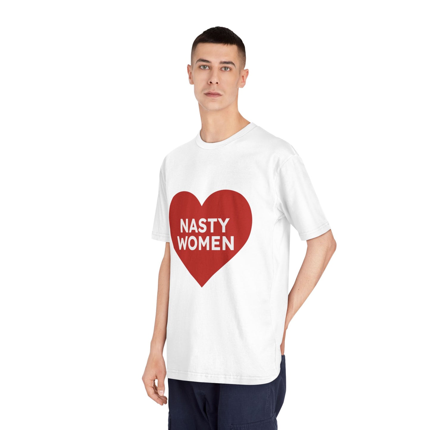 Nasty Women Heart - Unisex Classic Crewneck T-shirt