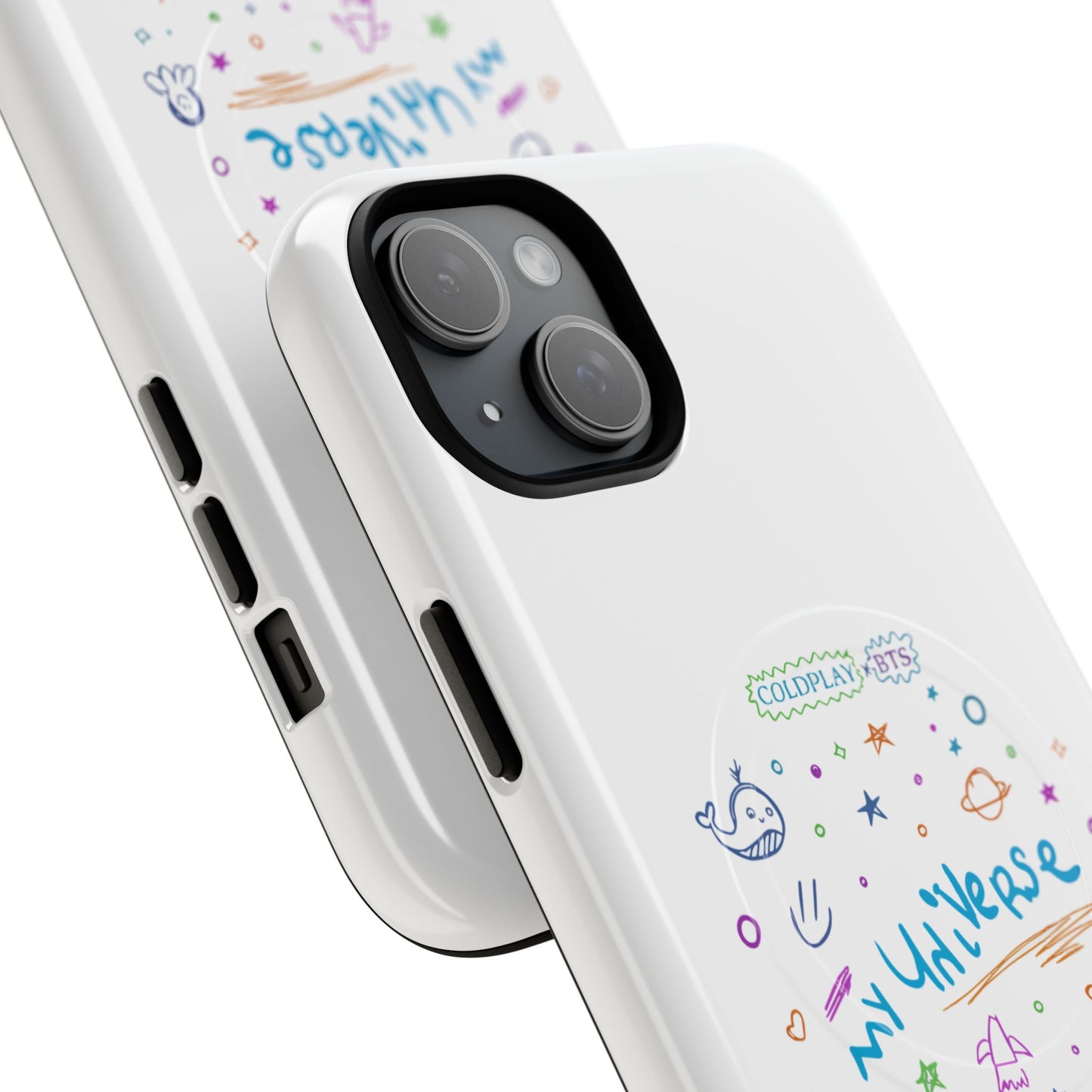 Neon Space Doodles Tough Magnetic Case