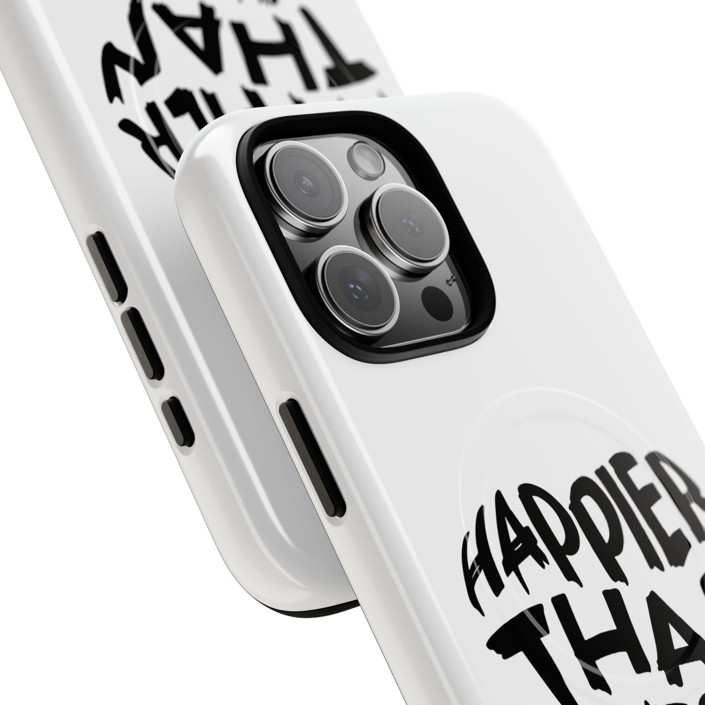 Happier Heart Lettering Tough Magnetic Case