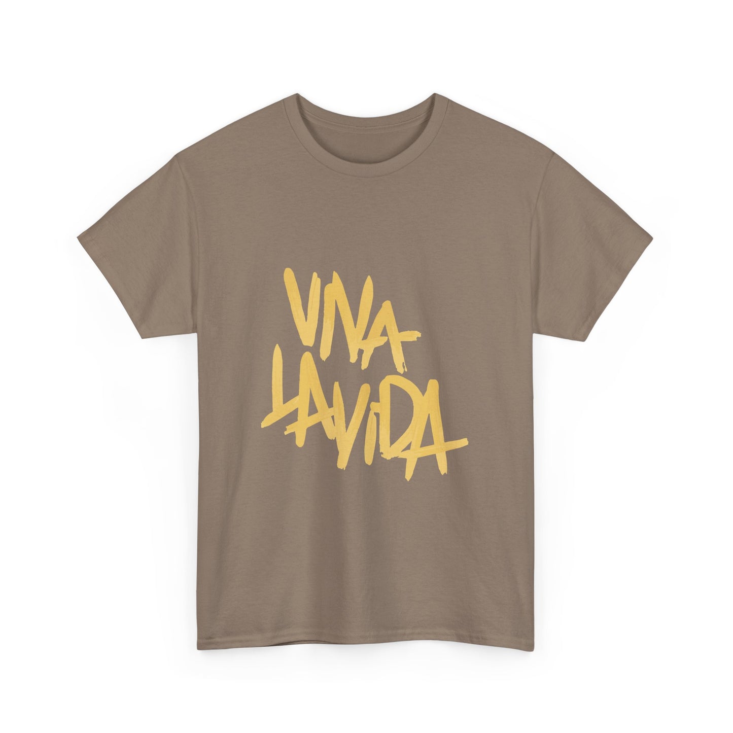 Golden Brush Script Unisex Cotton Tee
