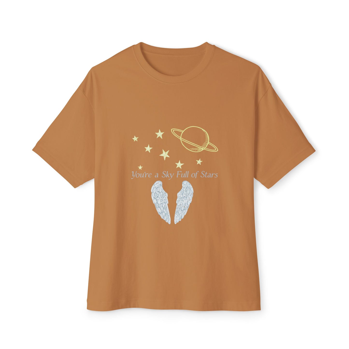 Starry Sky Wings Unisex Oversized Boxy Tee