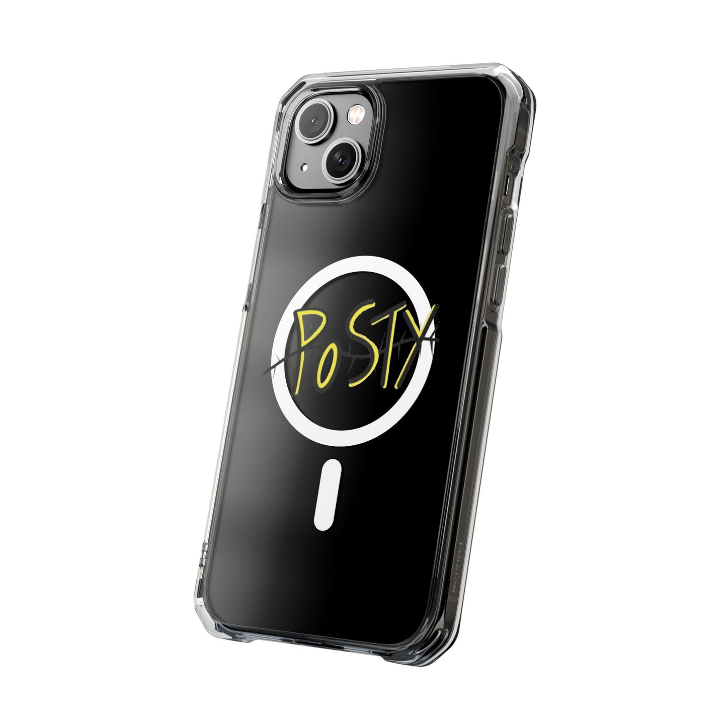 Abstract Black Barbed Wire Magnetic Impact Case
