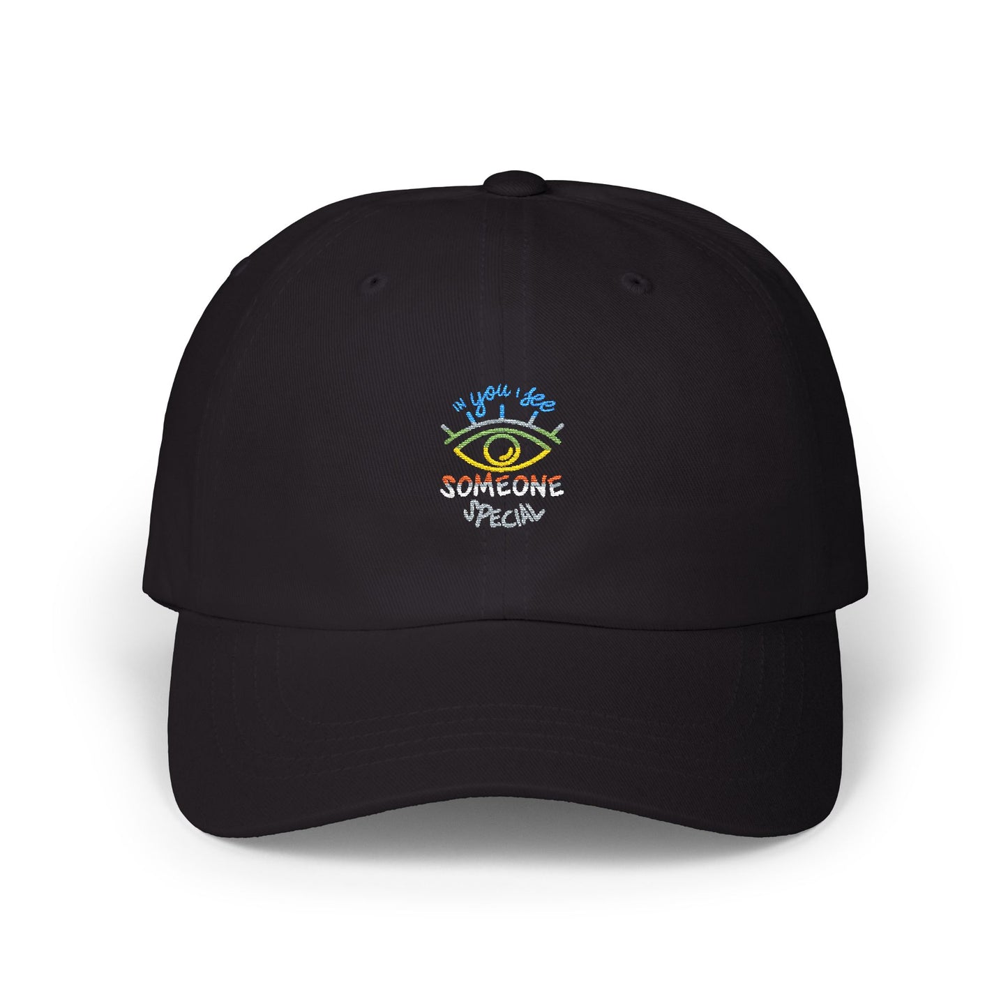 Vibrant Eye and Text Classic dad cap