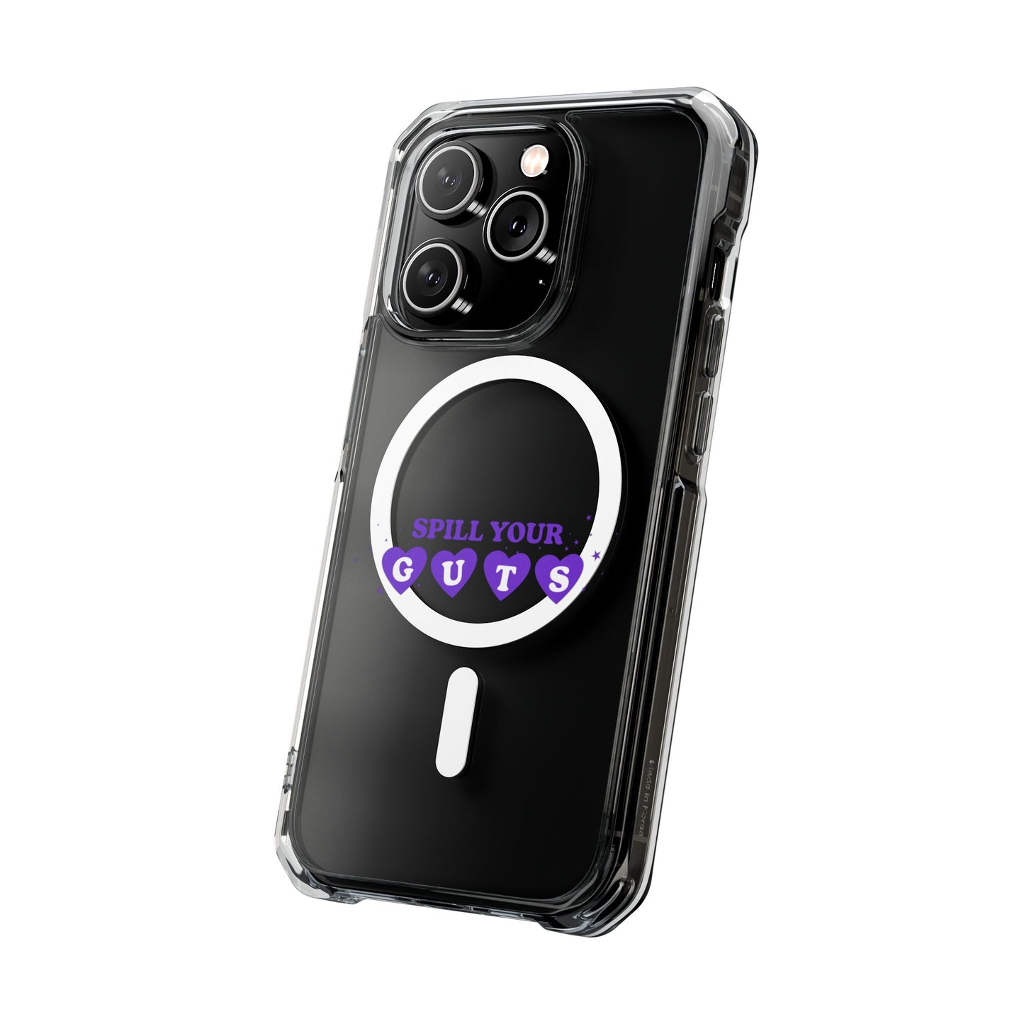Spill Your Guts Heart Magnetic Clear Impact Case
