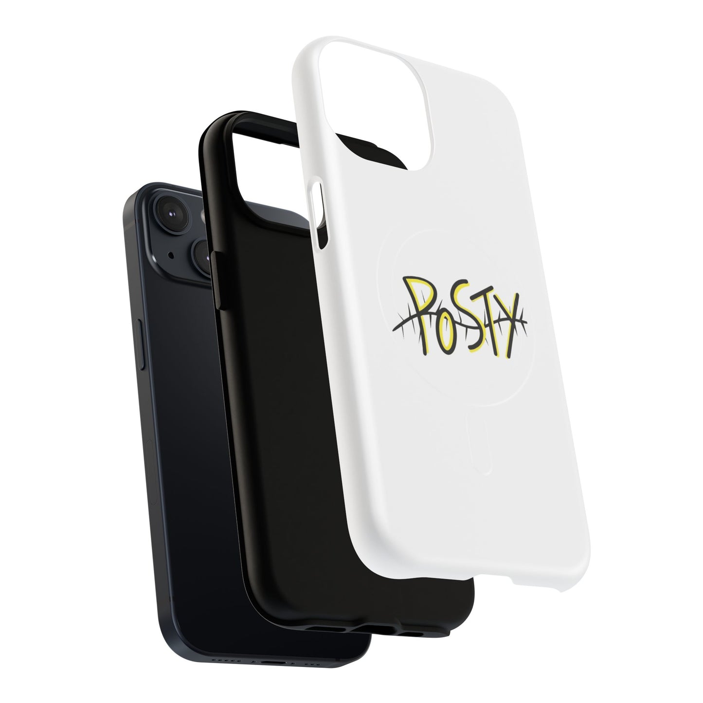 Abstract Black Barbed Wire Tough Magnetic Case