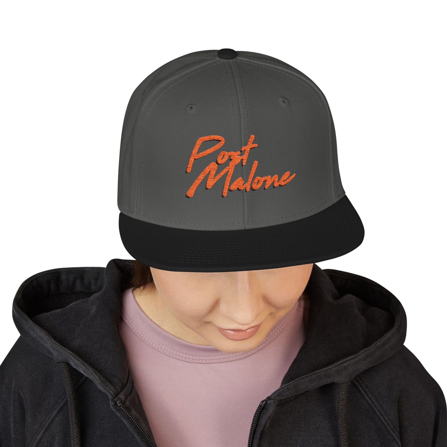 Snapback (Embroidery) – Post Melone Name Design
