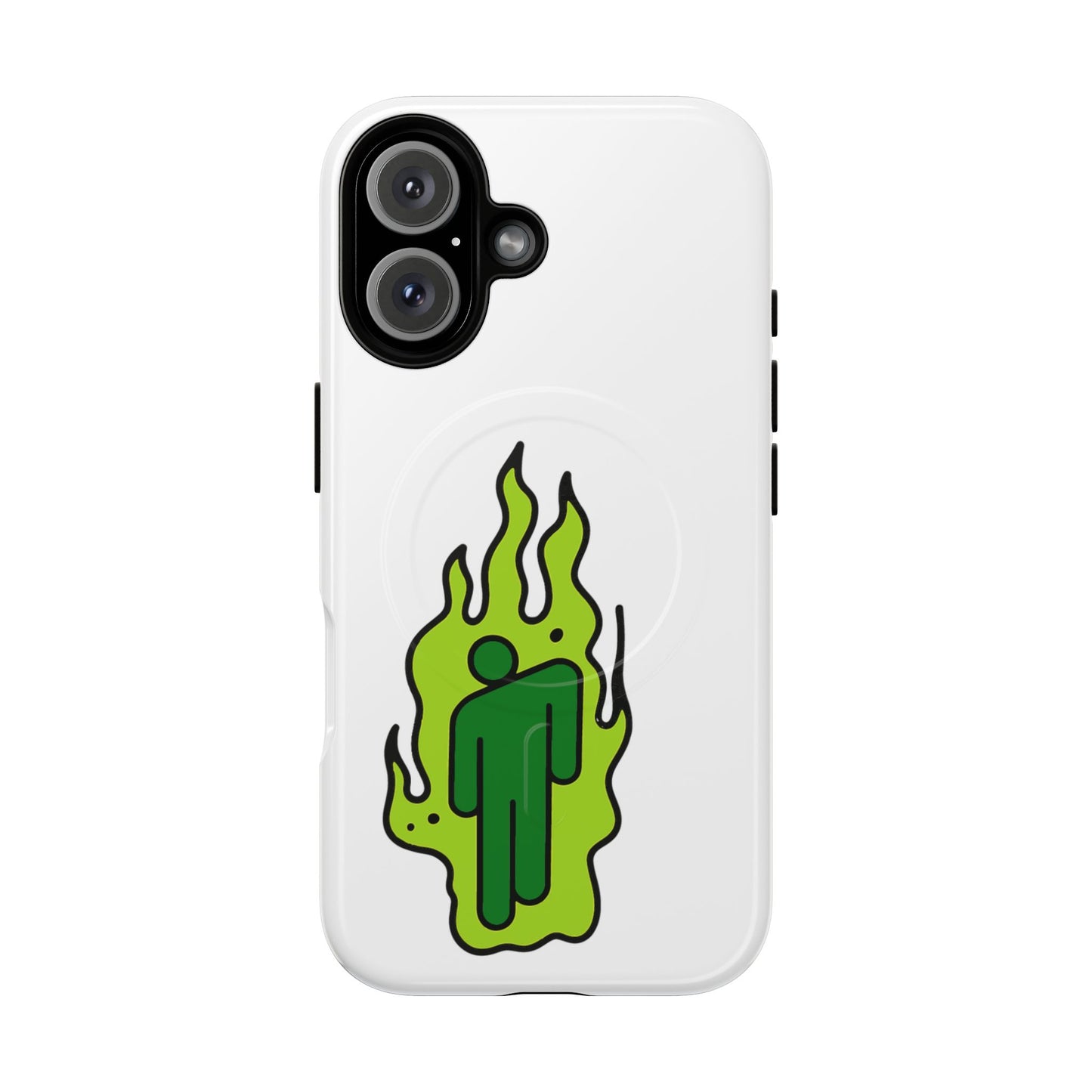 Green Flame Icon Tough Magnetic Case