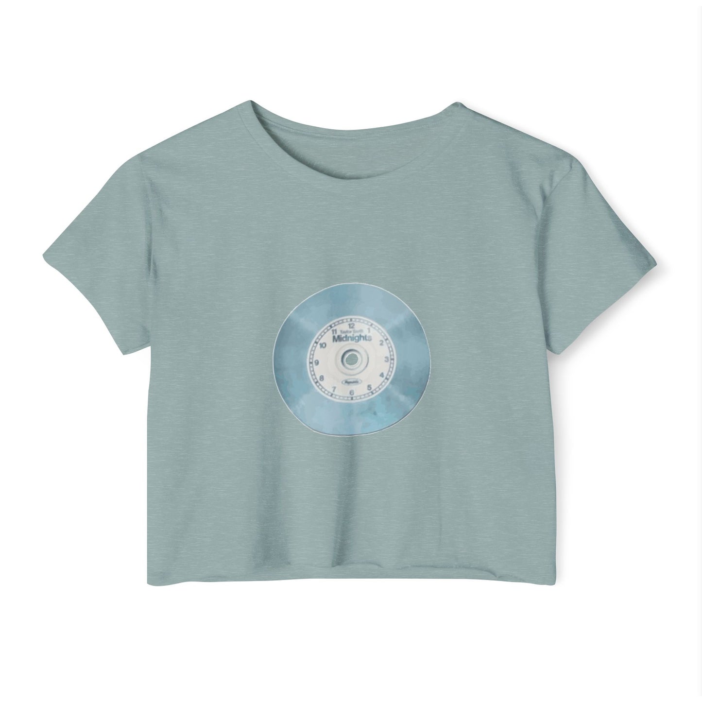 Midnight Vinyl Vibes Women's Festival Crop Top