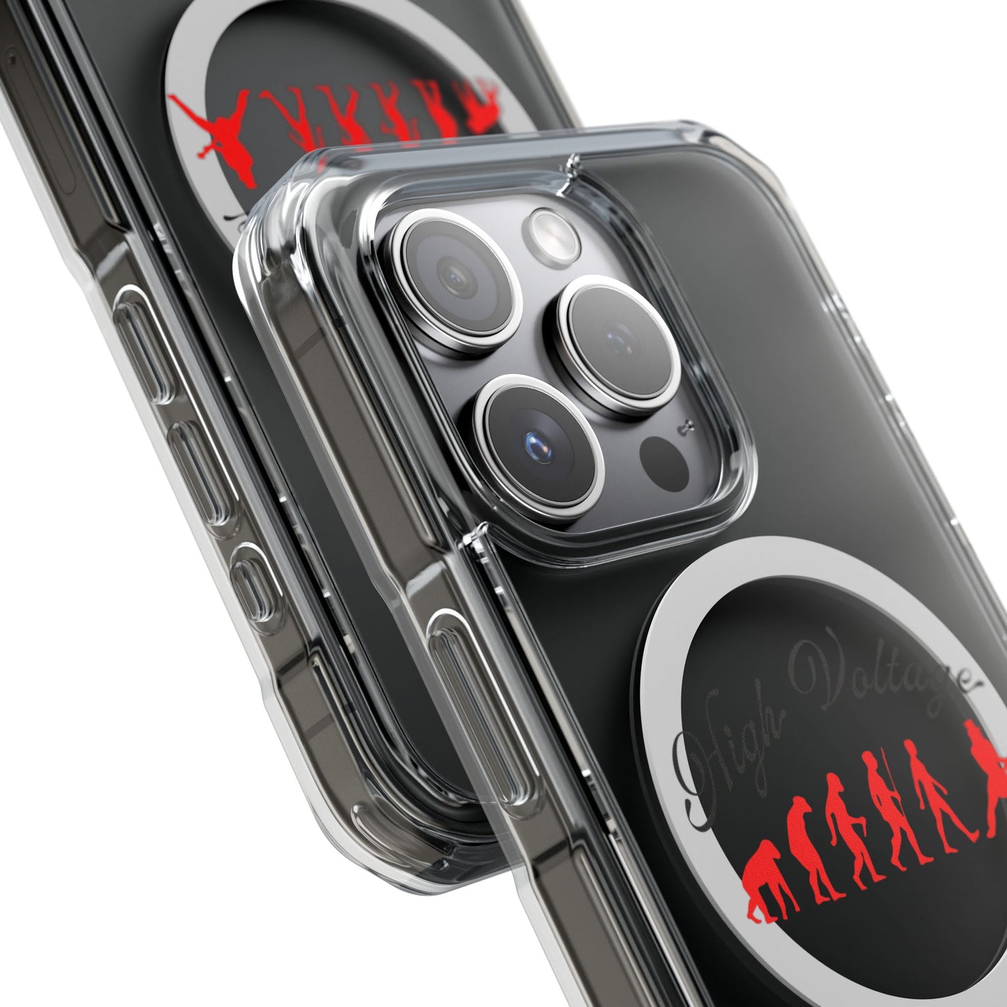 Heavy Riff Emblem Magnetic Clear Impact case