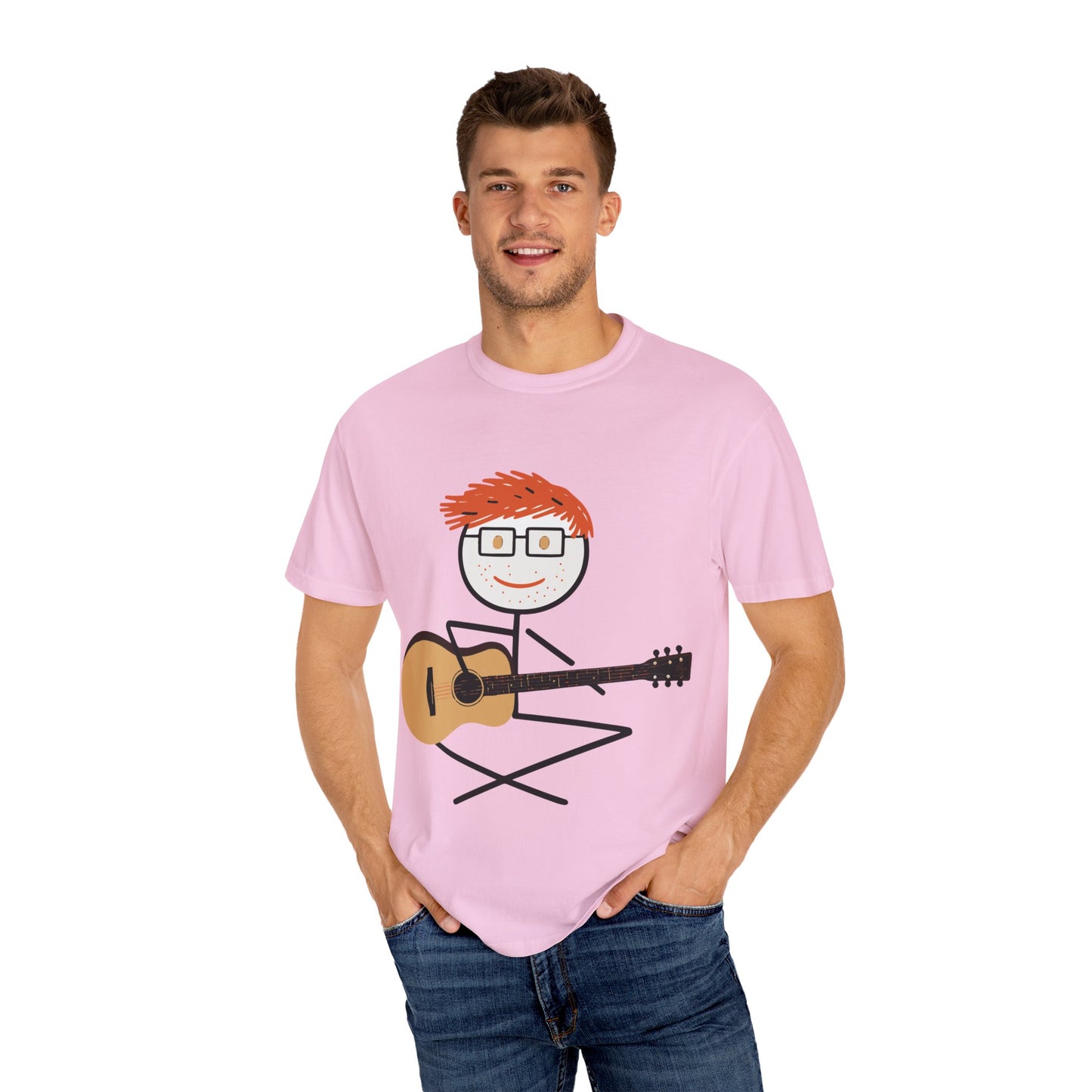 Ed Sheeran Guitar Dyed T-Shirt | Vintage Comfort