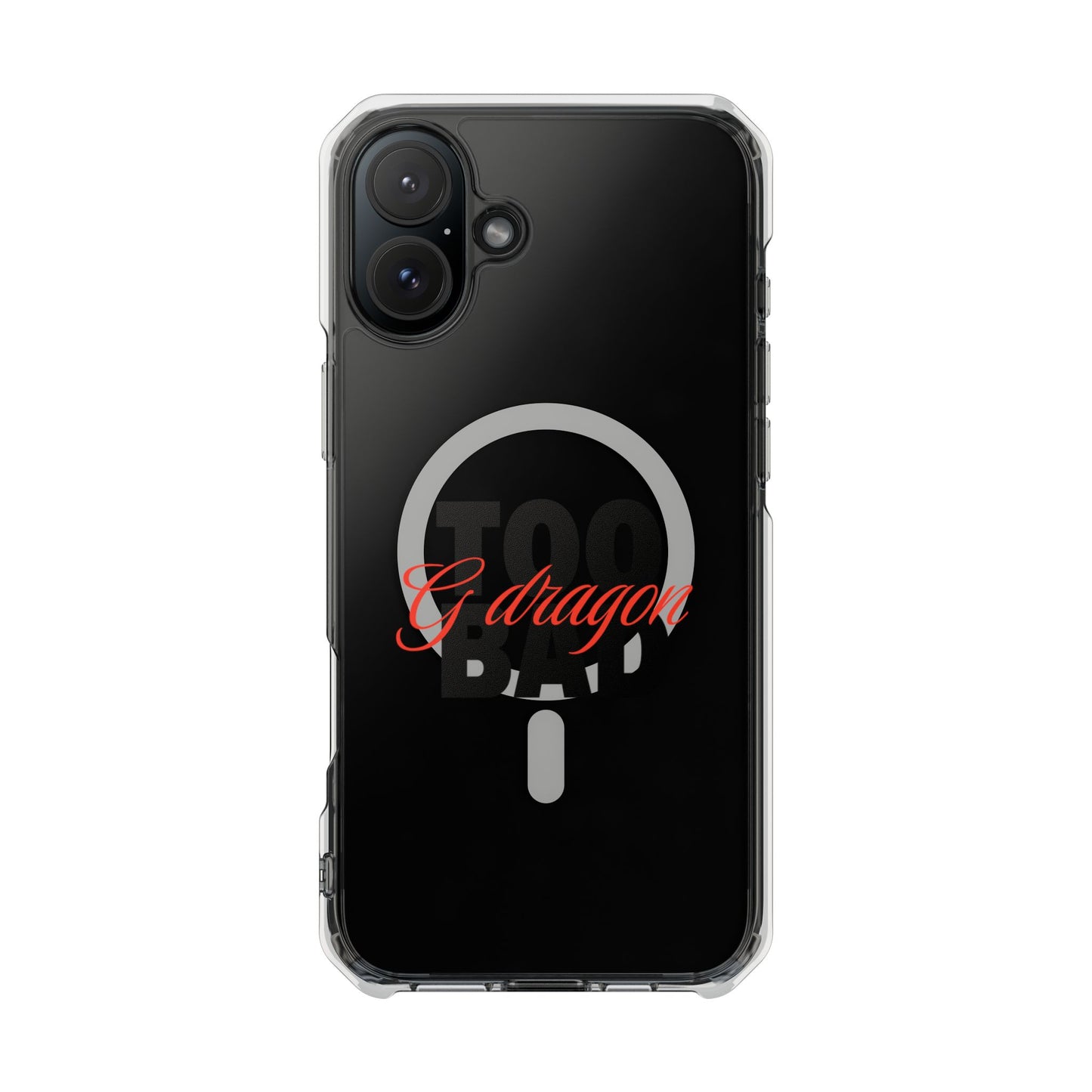 Signature Flame Script Magnetic Clear Impact Case