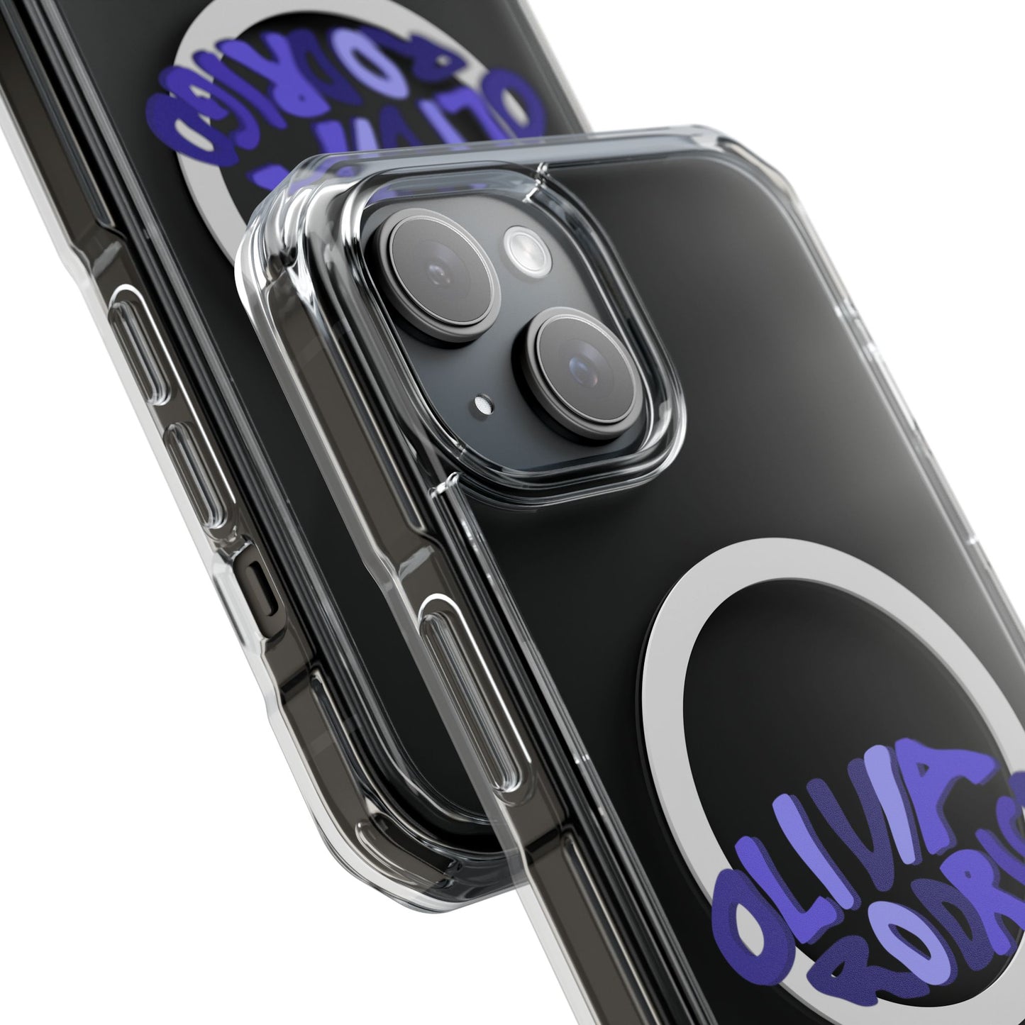 Olivia Rodrigo Wavy Text Magnetic Clear Impact Case