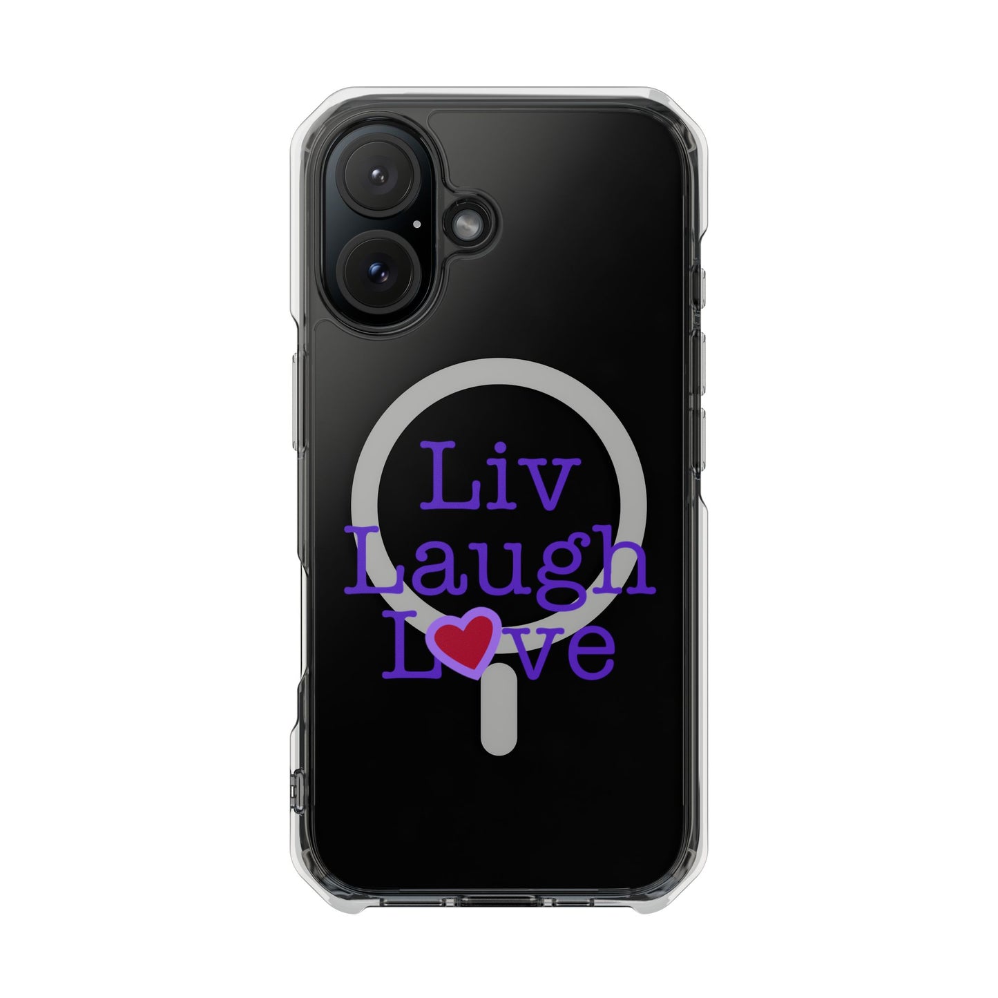 Liv Laugh Love Magnetic Clear Impact Case