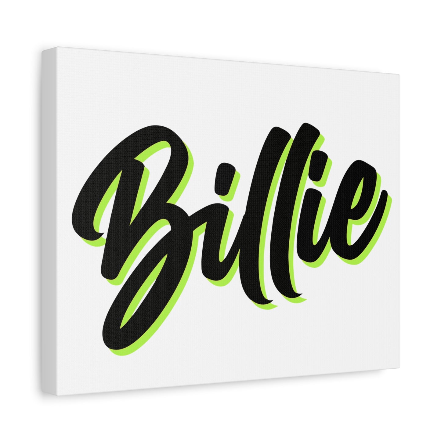 Electric Script Vibes Matte Canvas