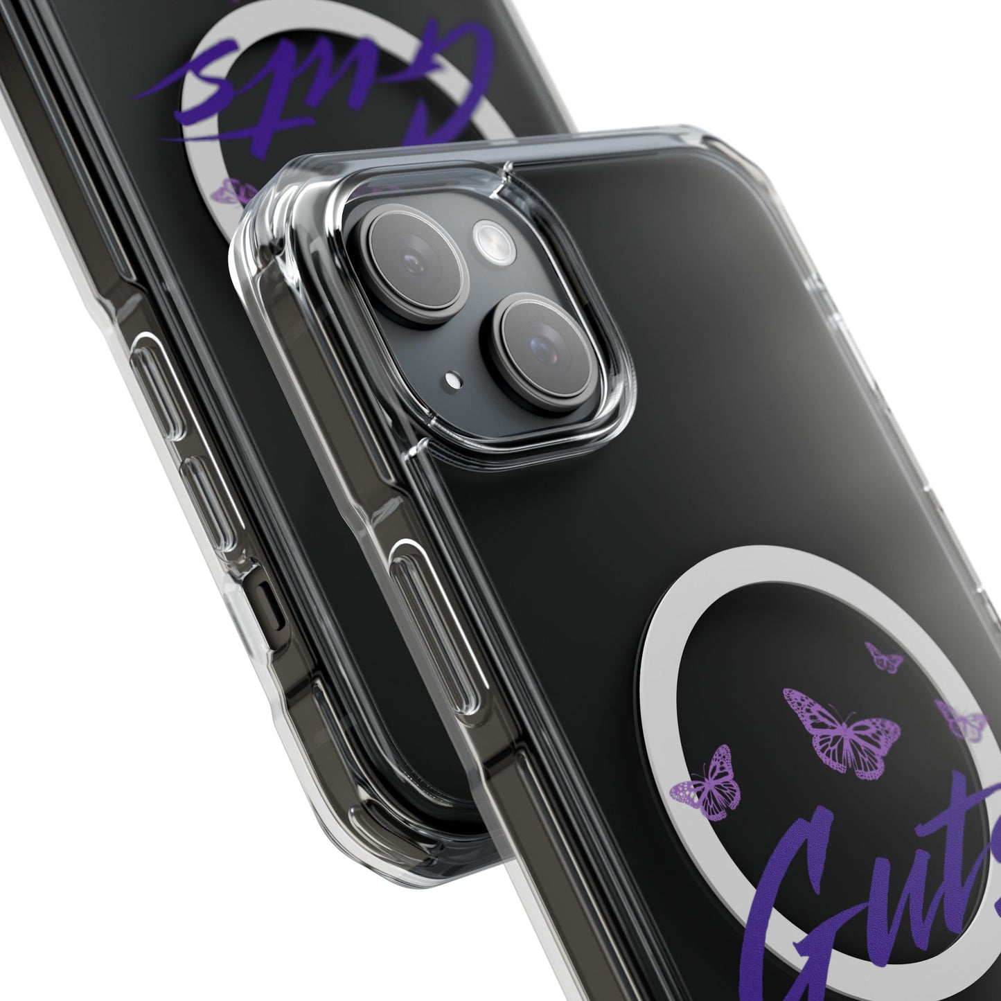 Guts & Butterflies Magnetic Clear Impact Case