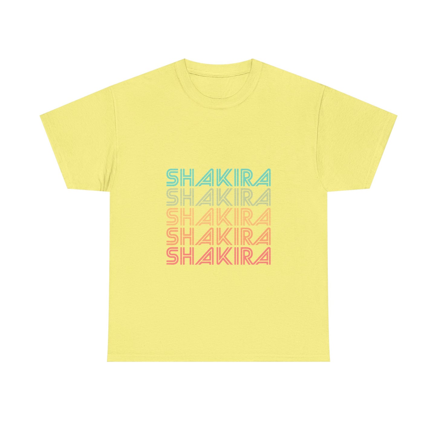 Retro Pop Lines Unisex Heavy cotton tee