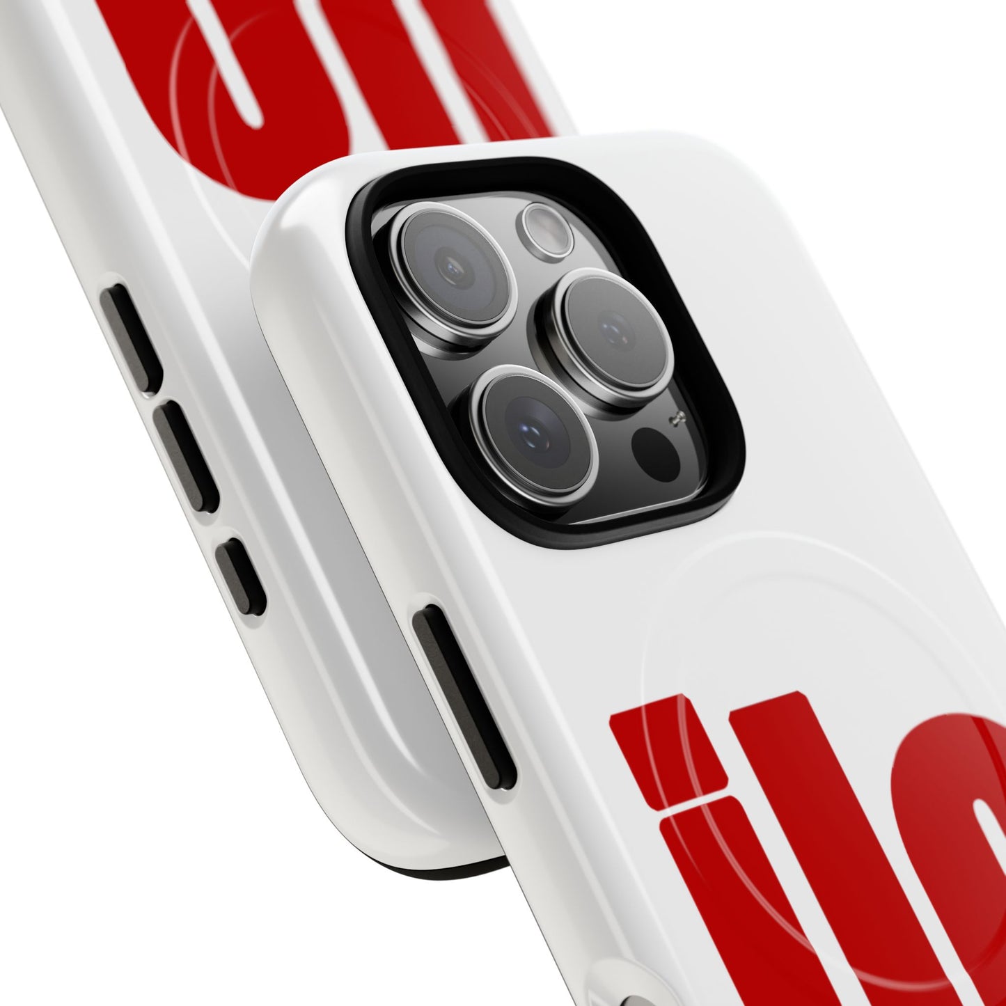 ILO Bold Red Block Tough Magnetic Case