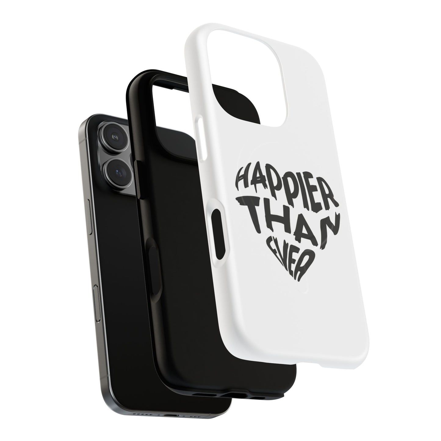 Happier Heart Lettering Tough Magnetic Case