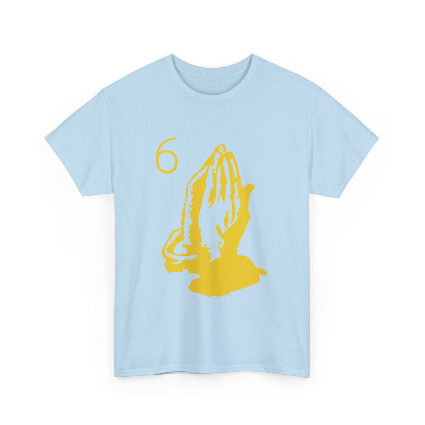 6 God Prayer Hands Heavy Cotton Tee