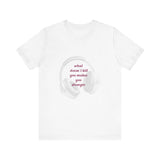 Stronger Soundwaves Unisex Jersey short sleeve tee