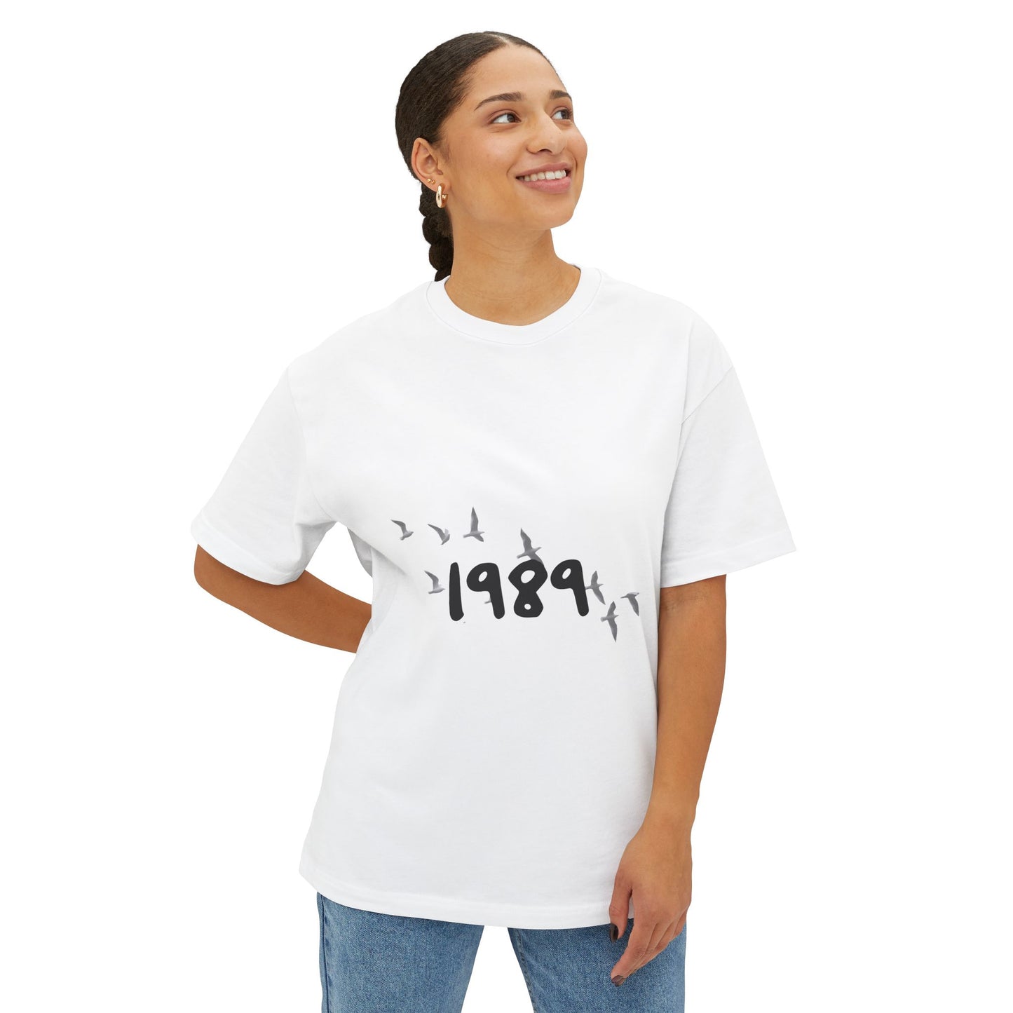 Wings of '89 Unisex Oversized Boxy Tee