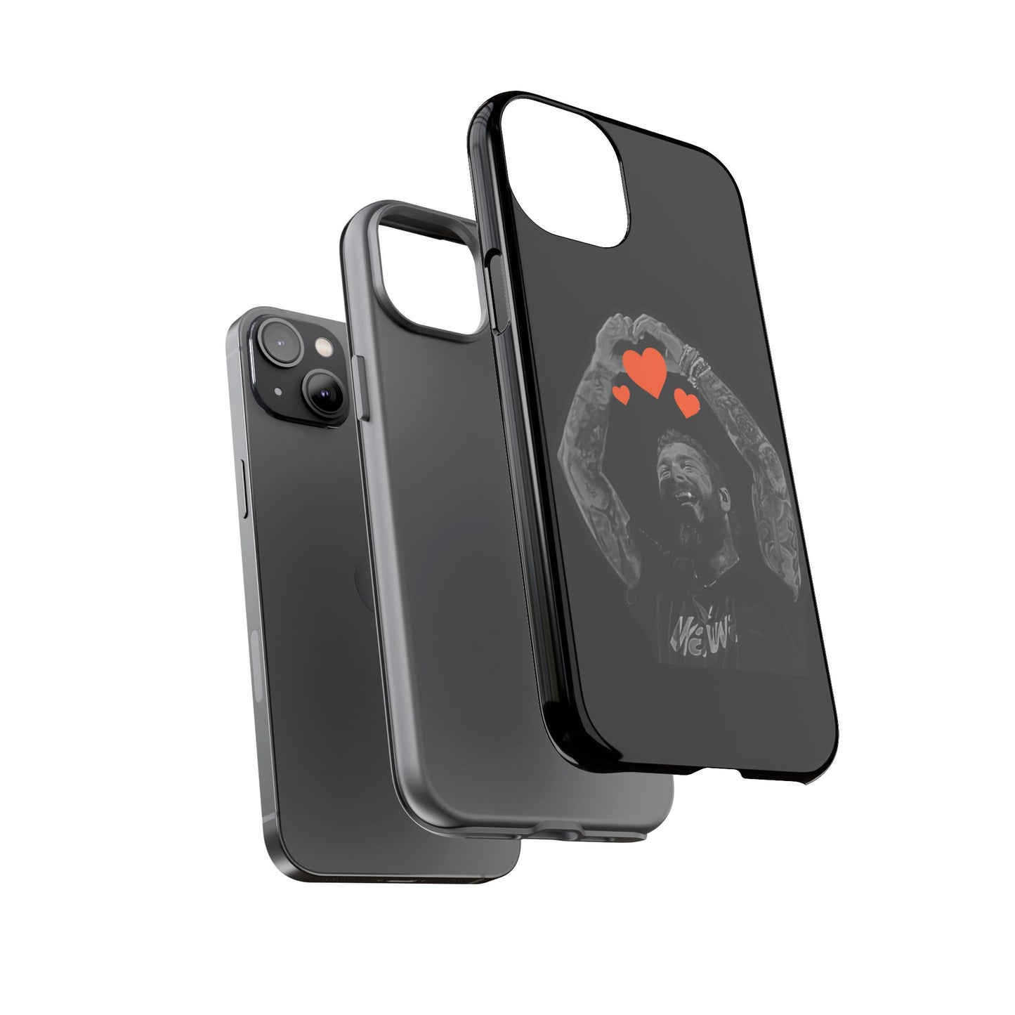 Tough iPhone Case (12–16 Pro Max) – Post Malone Heartfelt Wishes