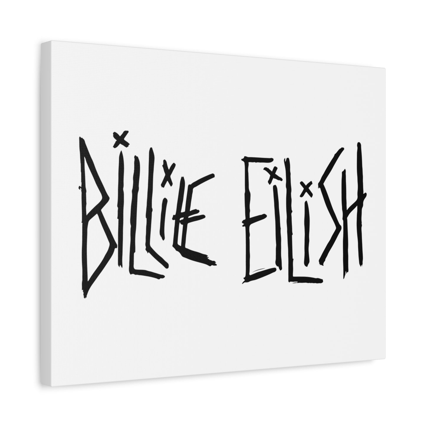 Twisted Ink Font Matte Canvas
