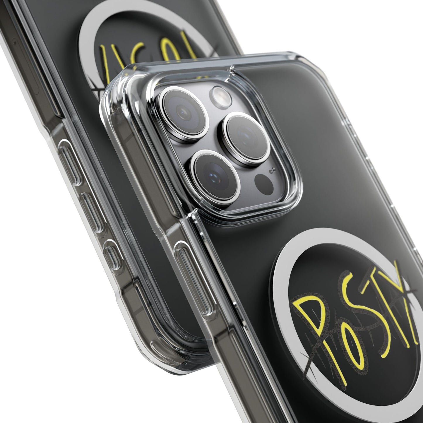 Abstract Black Barbed Wire Magnetic Impact Case