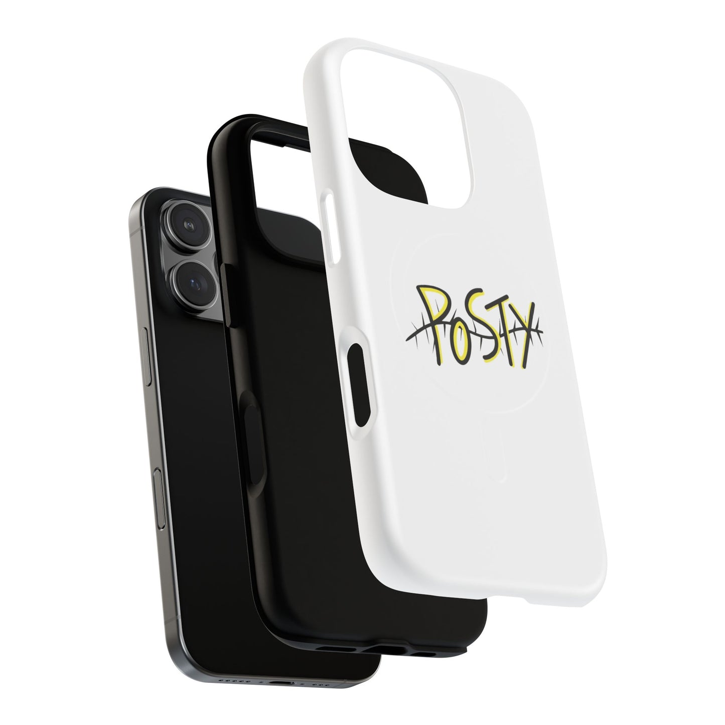 Abstract Black Barbed Wire Tough Magnetic Case