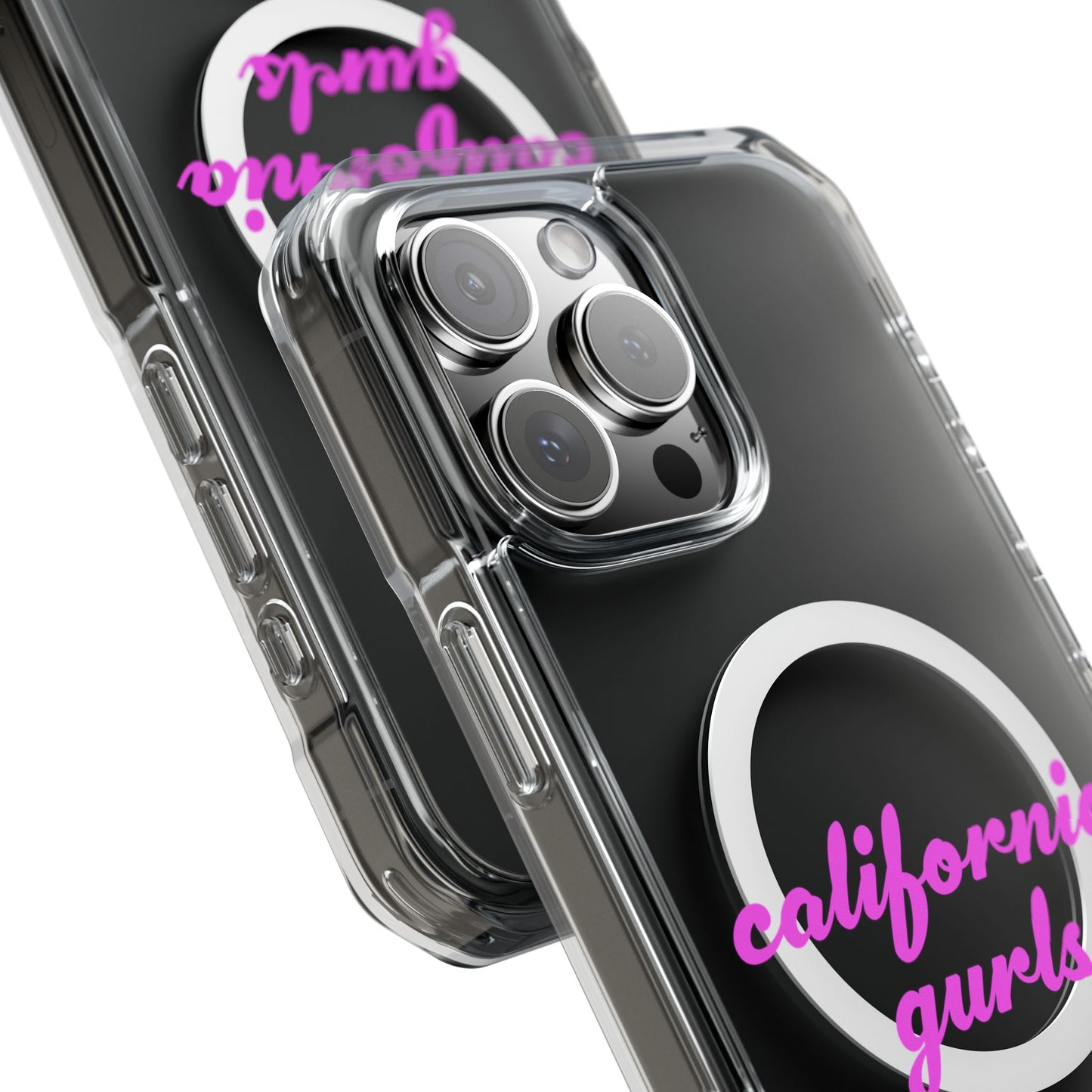 California Script Magnetic Clear Impact cases