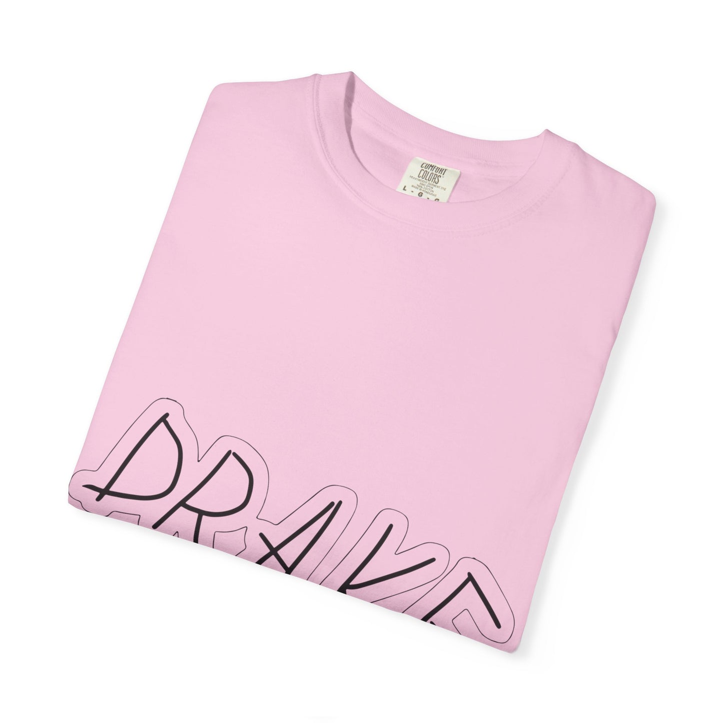 Dra-ke Graffiti Script Dyed Tshirt