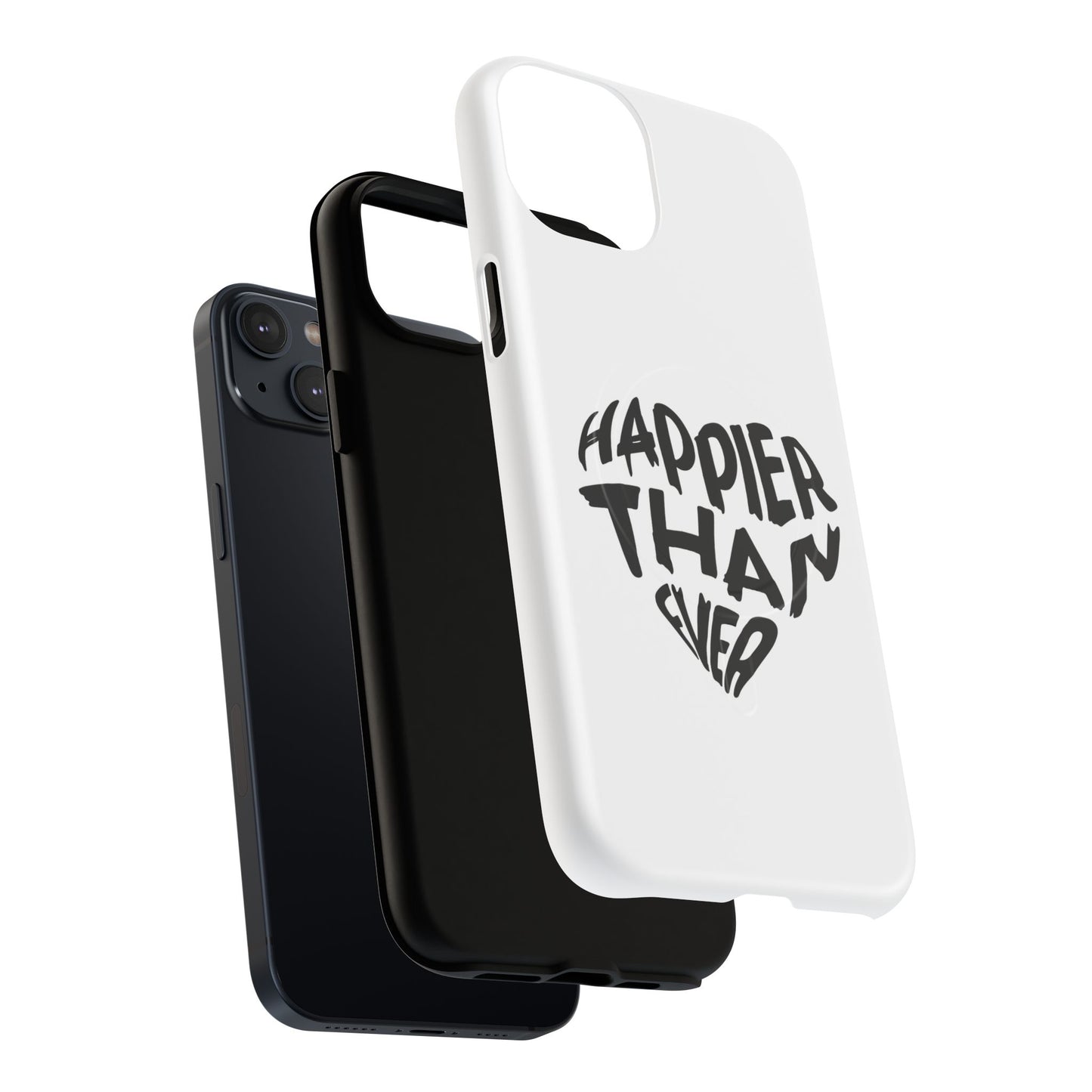 Happier Heart Lettering Tough Magnetic Case