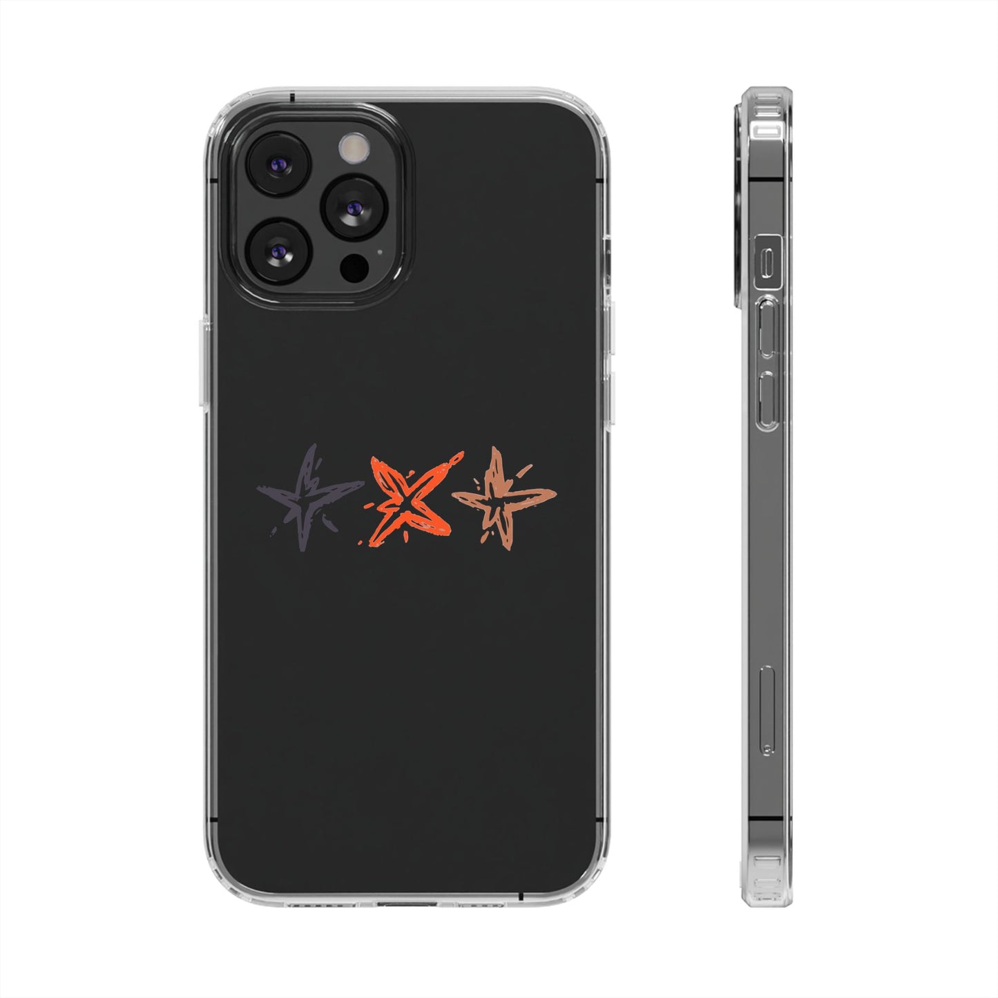 Starlit Threads Clear Cases