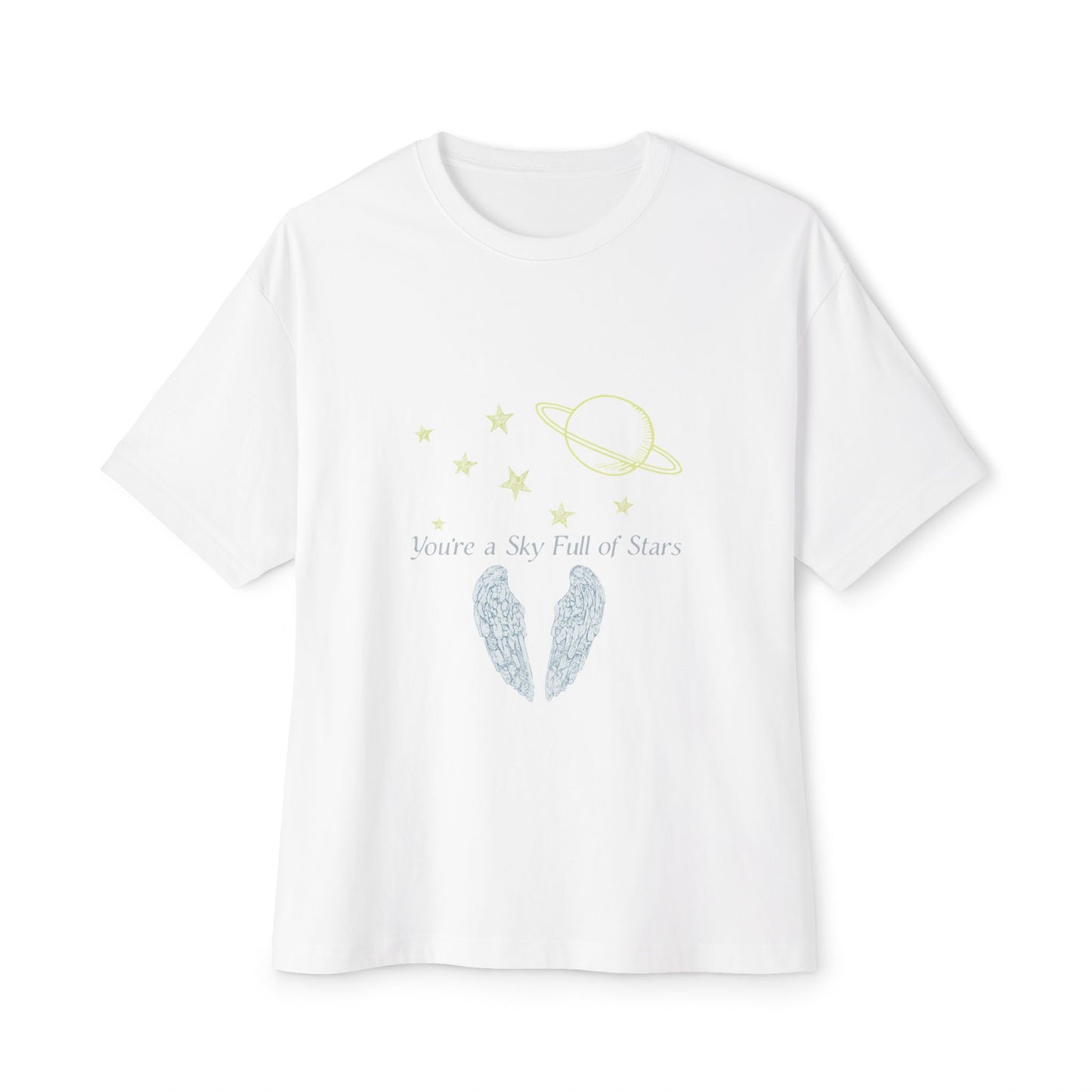 Starry Sky Wings Unisex Oversized Boxy Tee