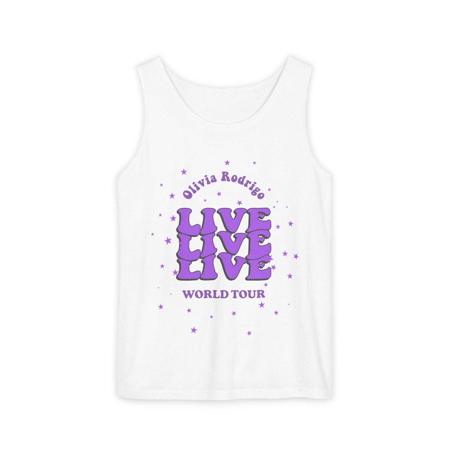 Olivia Rodrigo Live World Tour-Dyed Tank Top